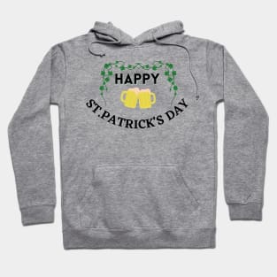 Happy St. Patrick's Day Beer Mugs Hoodie